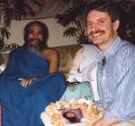Author with Shivabalayogi in 1991, Portland, Oregon