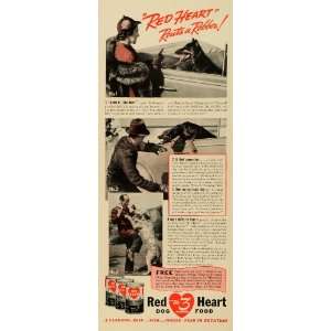  1939 Ad John Morrell Red Heart Dog Food Beef Fish Cheese 