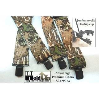   Pattern Camouflage Hunting suspenders by Hold Up Suspender Co