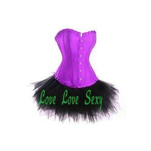   sexy corset fashion burlesque back lace up satin 