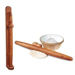  French Rolling Pin & Holder