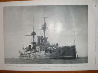 Photo HMS Jupiter British Navy 1899  