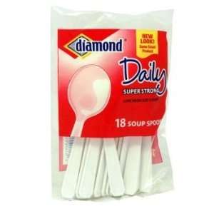   Daily Super Strong 18 Count Soup Spoons Case Pack 24 