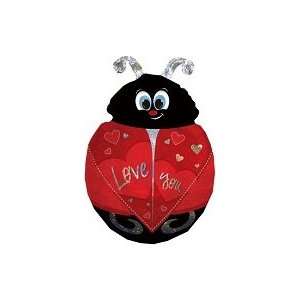 27 Love You Ladybug SuperShape Balloon   Mylar Balloon 