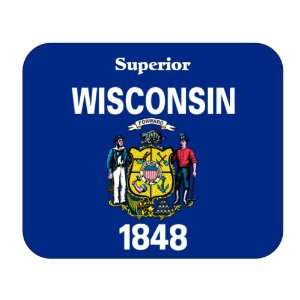  US State Flag   Superior, Wisconsin (WI) Mouse Pad 