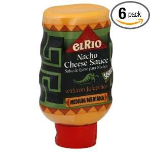 El Rio Nacho Cheese Medium Squeeze, 16 Ounce (Pack of 6)  