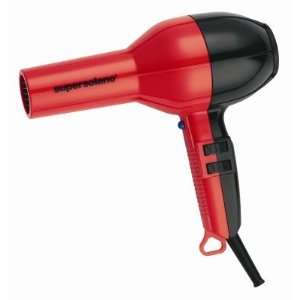   Super Red & Black 1800 Watt Dryer (3 Pack) with Free Nail File Beauty