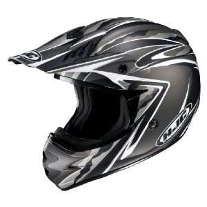  HJC AC X3 Agent MC 5F Motocross Helmet Flat Silver/Black 
