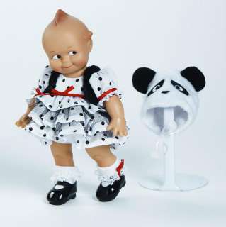 PANDA PERFECT Kewpie 8 inch Vinyl Girl Doll   New for 2012 Cute Panda 