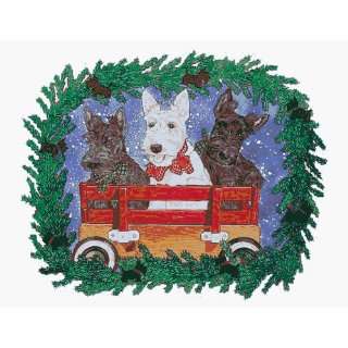 Pipsqueak Productions C805 Holiday Boxed Cards  Scottish Terriers
