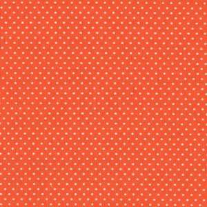  45 Wide Pin Dot Orange Fabric By The Yard Arts, Crafts 