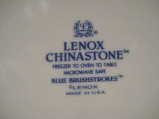 Lenox Blue Brushstrokes Dinner Plate  