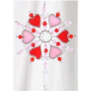  Mini Hearts Stained Glass Suncatcher 