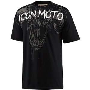  Icon Mens 7th Seal Short Sleeve T Shirt Black Medium 