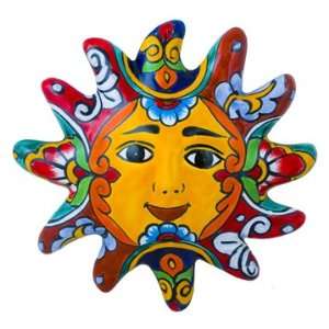  Multi Color Mexican Talavera Charlie Sun