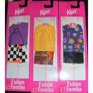  Ken Doll Fashion Favorites Summer Sets 1999 Toys & Games