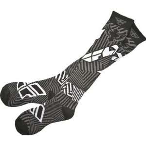  FLY RACING MOTO SOCK THICK MX OFFROAD SOCK BLACK SM 
