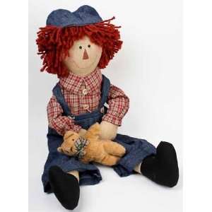   Inche Tall Raggedy Andy Doll   Vintage Look Rag Doll