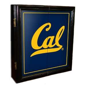  California Bears MVP Dart Board Cabinet with Bristle Board 