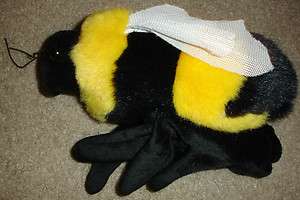 CUTE 8 long Folkmanis Bumble Bee Hand Puppet Plush Doll Toy  