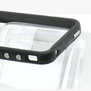OEM Bumper Frame TPU Case cover for Apple iphone 4 BLK  