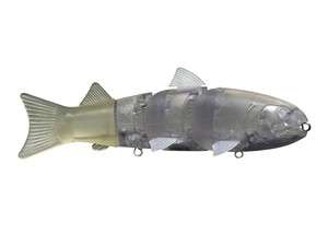 Jointed UNPAINTED CLEAR SwimBait   BASS Stripers Muskie  