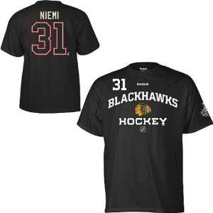  Mens Chicago Blackhawks #31 Antti Niemi 2010 Stanley Cup 