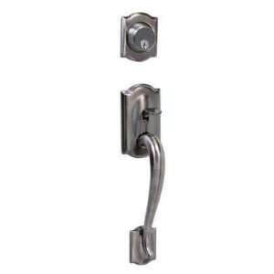 Schlage F62CAM620GEO Antique Pewter F Series Camelot Double Cylinder 