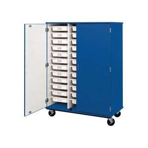  67 Tall   36 Tray Storage with Doors