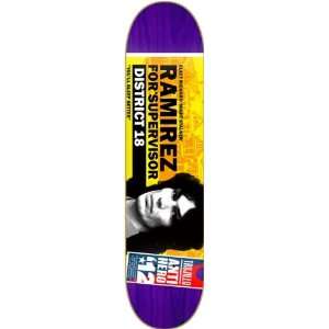  Anti Hero Trujillo Campaign Deck 8.18 Purple Skateboard 