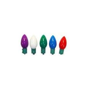   Operated Ceramic Multi Color LED C9 Christmas Lights