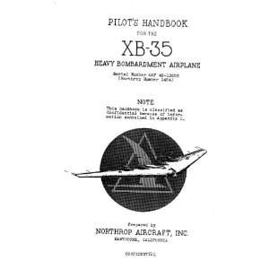  Northrop XB 35 Aircraft Pilots Handbook Manual Northrop Books