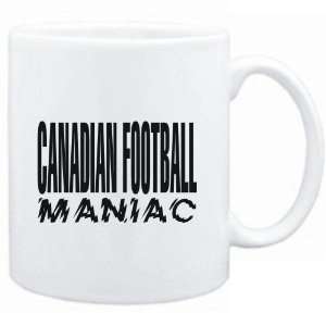  Mug White  MANIAC Canadian Football  Sports