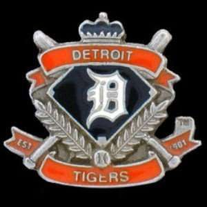  Team Crest MLB Pin   Detroit Tigers
