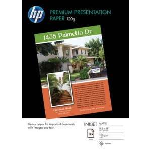 Hewlett Packard Inkjet Premium Presentation Paper 120g Matte 32# 98 