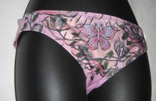 NEW Lucky Brand Purple Butterfly Tattoo Bikini Bottoms  