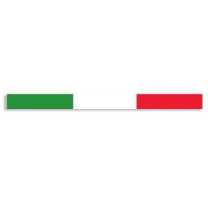  Italy Flag Colors Stripe Sticker 