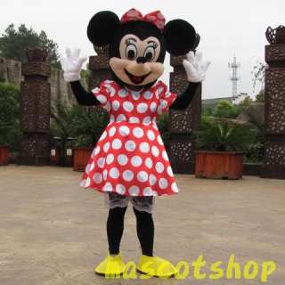 BRAND NEW MINNIE MOUSE MASCOT COSTUME ADULT SIZE  