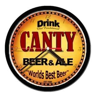  CANTY beer and ale cerveza wall clock 