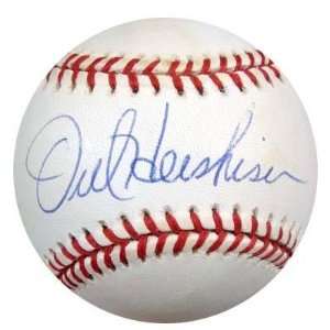  Signed Orel Hershiser Baseball   AL PSA DNA #P72247 