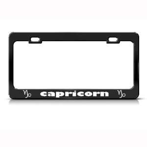  Capricorn Sign Zodiac Metal license plate frame Tag Holder 