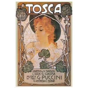  La Tosca Giclee Poster Print by Leopoldo Metlicovitz 