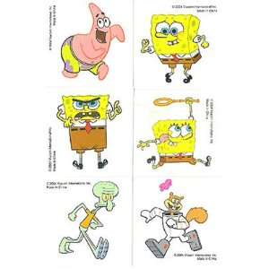    144 Spongebob Childrens Temporary Tattoos 