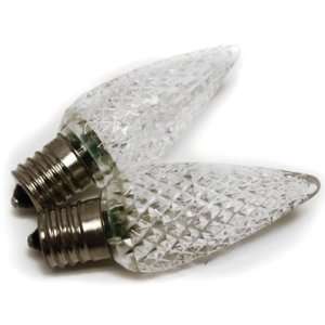  Led C9 White Replacement Bulbs   25 Lights