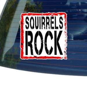  Squirrels Rock   Window Bumper Laptop Sticker Automotive