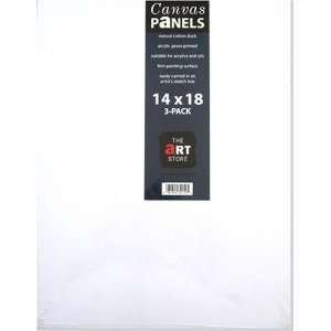  Cotton Canvas Panel 14 X 18 3 pack