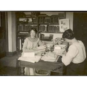  Christabel Pankhurst at a Desk in the Wspu Offices St 