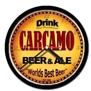  CARCAMO beer and ale cerveza wall clock 