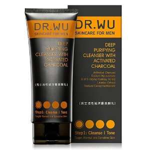  Dr. Wu Skin Care for Men Deep Purifying Cleanser with 