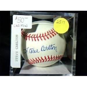  Steve Carlton Autographed Baseball?